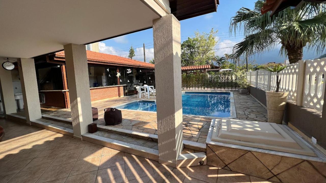 Praia/Piscina Com Hidro /Pebolim/Sinuca E Wi-Fi Caraguatatuba Esterno foto