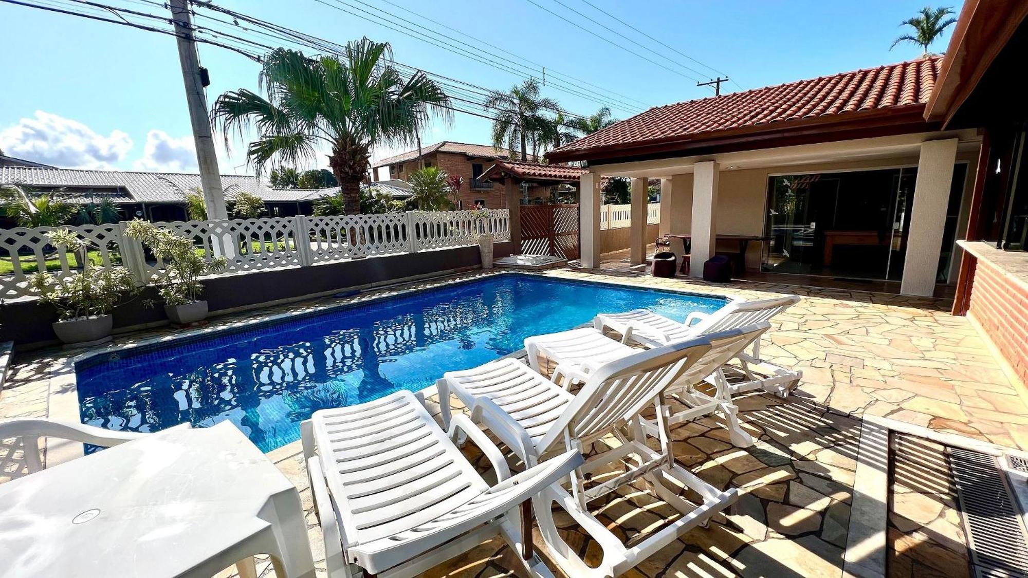 Praia/Piscina Com Hidro /Pebolim/Sinuca E Wi-Fi Caraguatatuba Esterno foto
