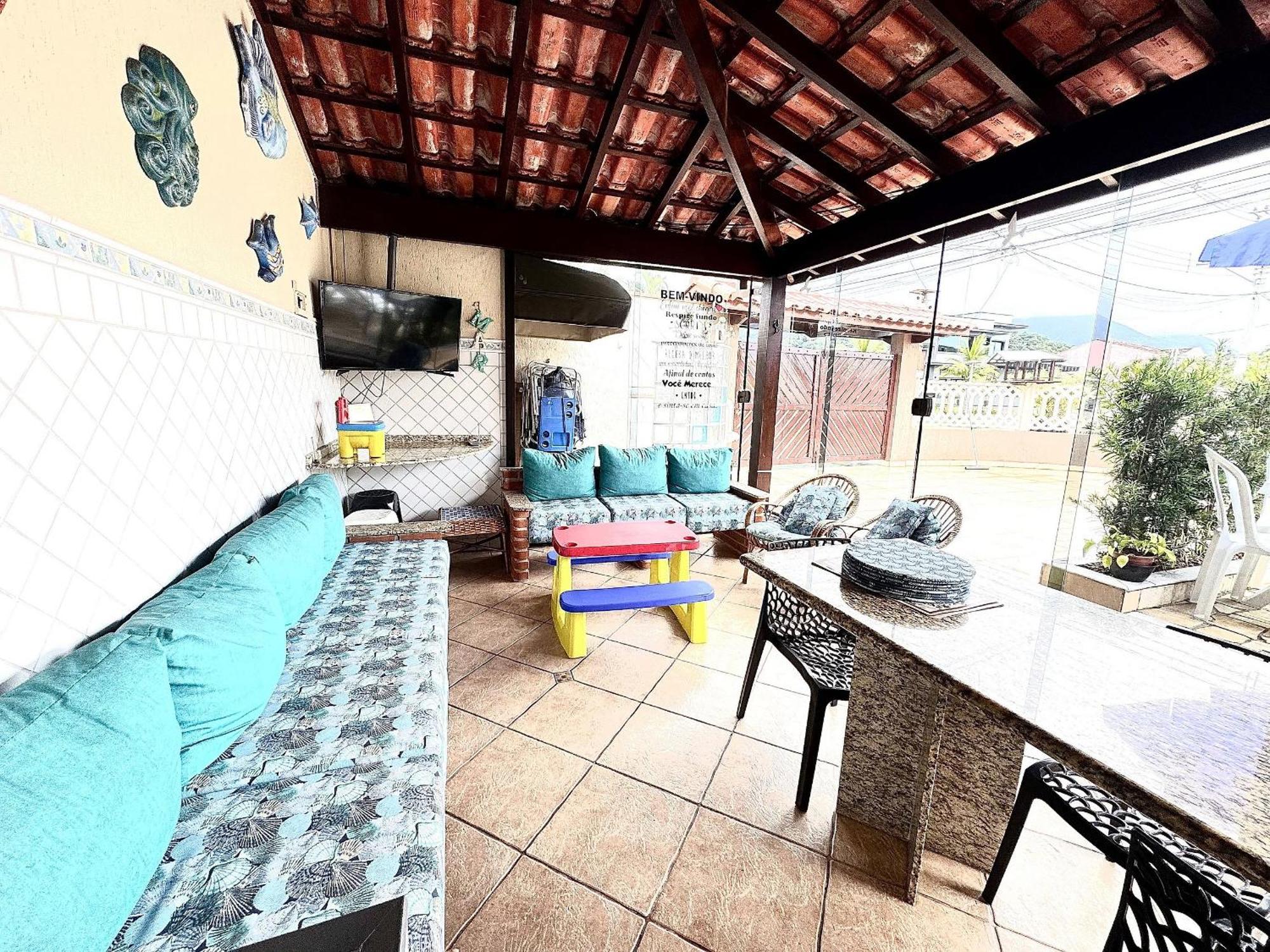 Praia/Piscina Com Hidro /Pebolim/Sinuca E Wi-Fi Caraguatatuba Esterno foto